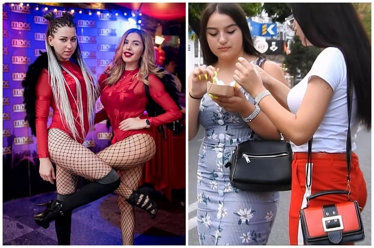 Russian freelancers in the streets of Pattaya