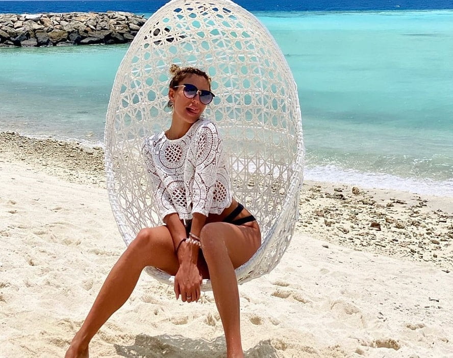 Ukrainian girl in the beach