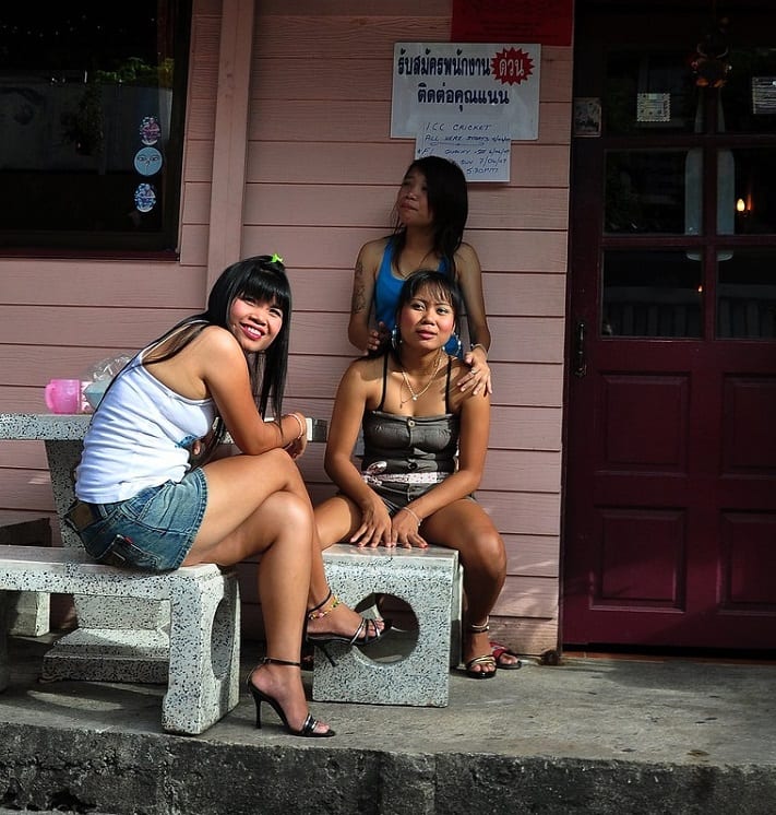 8. Street Hookers - Freelancers in Isaan.