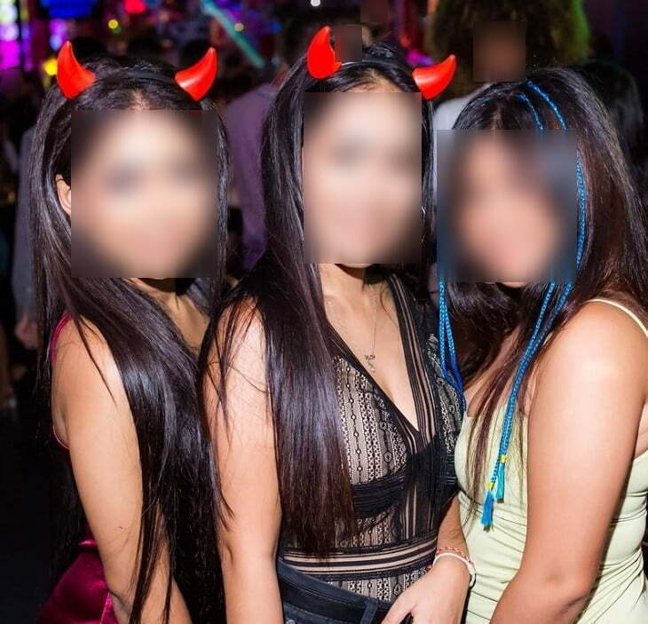 Thailand freelancers clubbing in nightclub