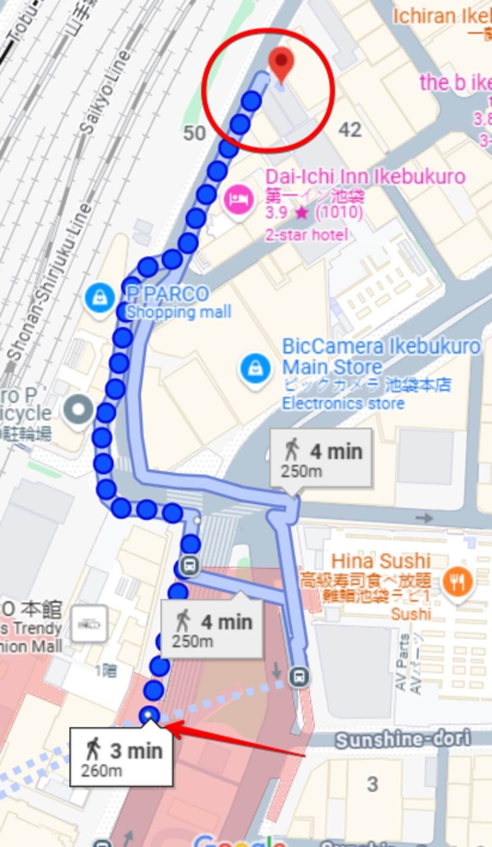 Location of Polaris Soapland