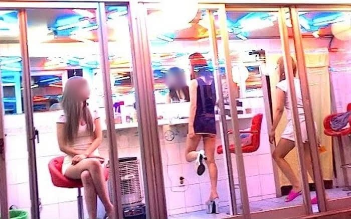 Glass Window Prostitutes in Seoul