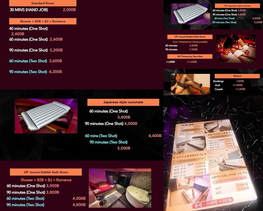 Prices for Don Quixote Nuru Massage