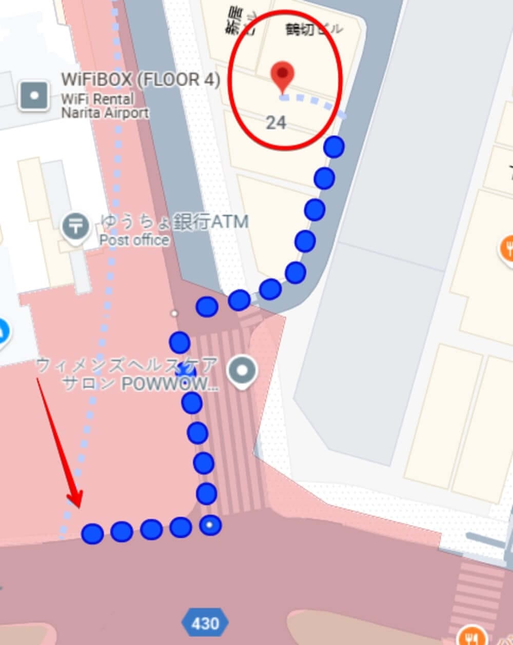 Location of Barubola Soapland