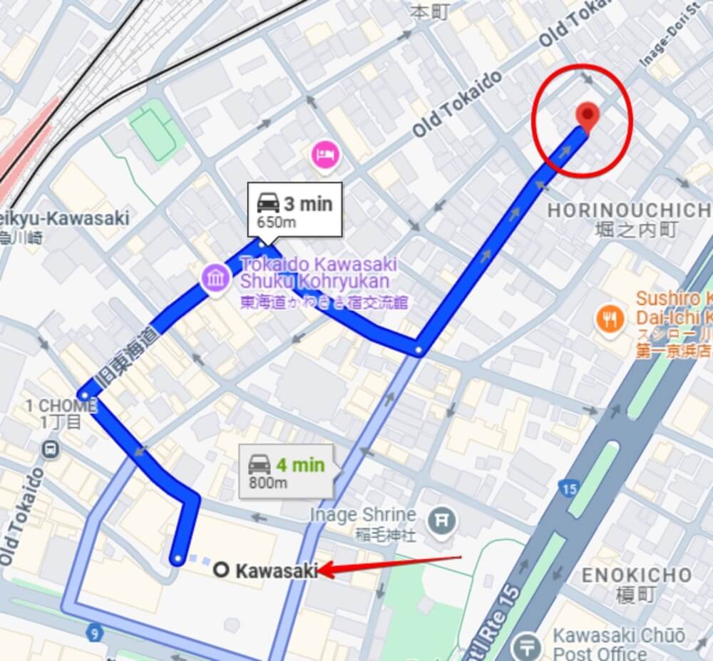 Location of GFE Soapland