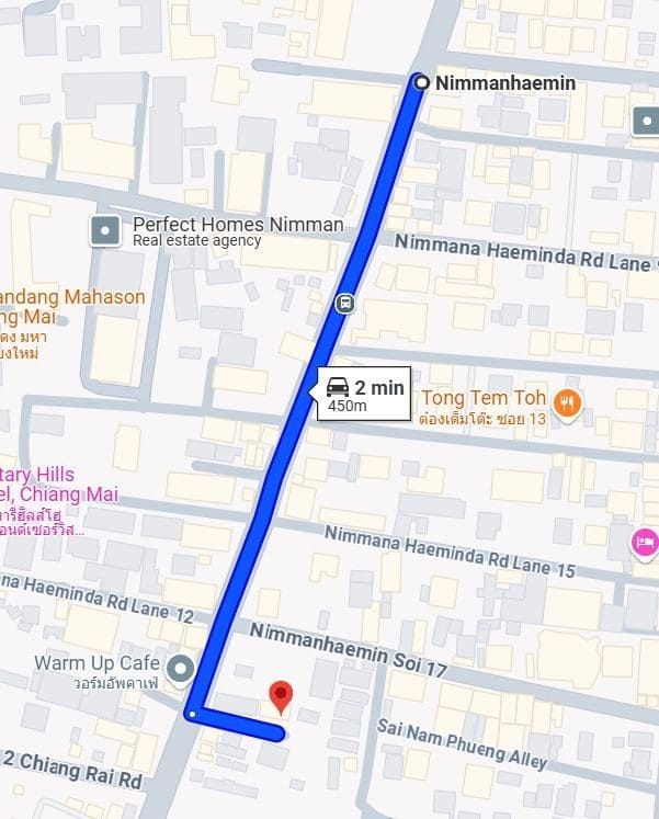 Nimmanhaemin Tantric Massage Parlors Map