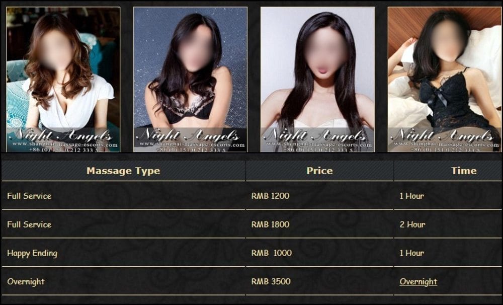 Prices of Escorts in Beijing