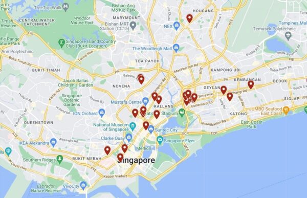 love hotels locations in Singapore
