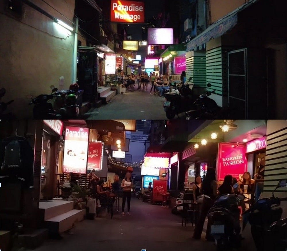 Paradise and Honey Bee Massage Parlors