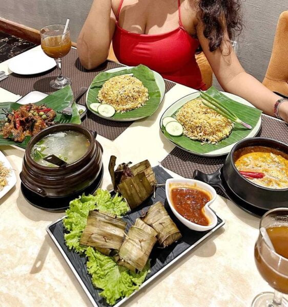 Thai Women Making Meals for Her Husband