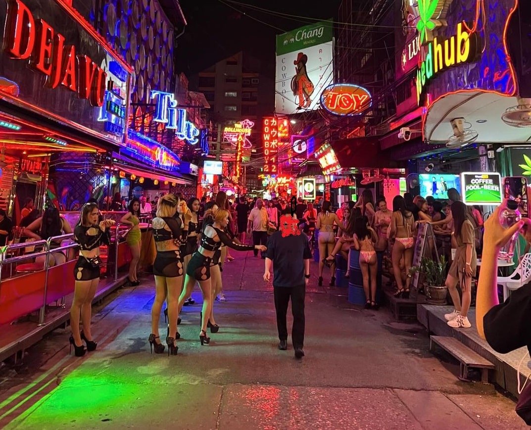 red light district in Bangkok